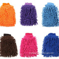 China Factory OEM/ODM Colorful Microfiber Chenille Car Washing Mitt Gloves